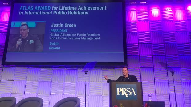 Justin Green recognised for lifetime achievement award at San Diego event
