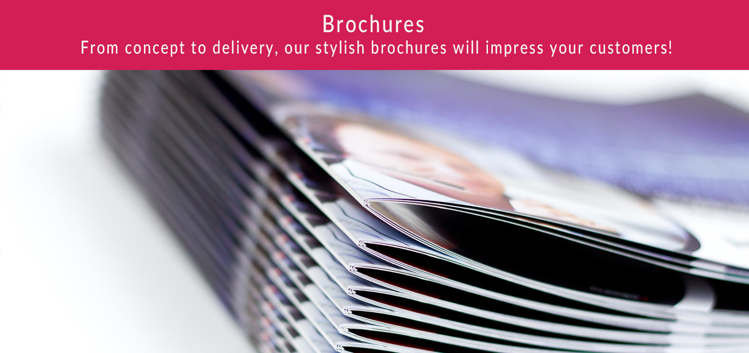 Stylish brochures that will impress your customers