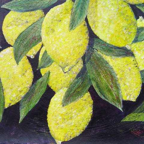 Painting of a lemon tree, selection of artist prints by contemporary Irish artist Mary Wallace