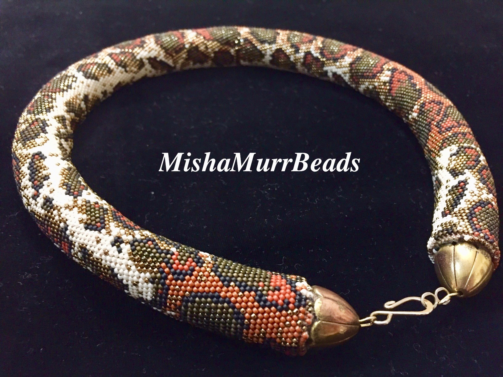 Necklace "Leopard Royal Python"