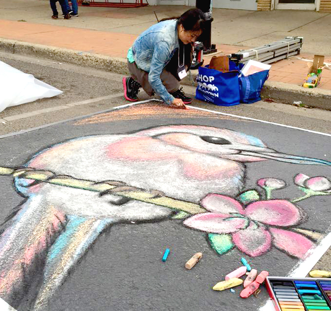 Calgary Chalk Artist