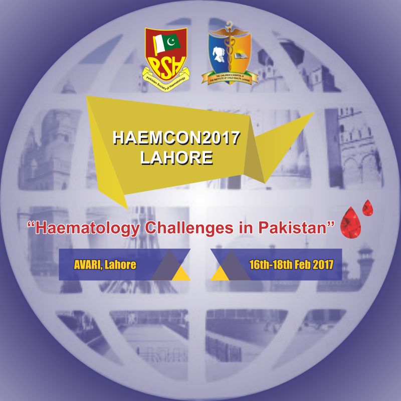 HAEMCON2017 Lahore - Pakistan Society of Haematology (PSH)
