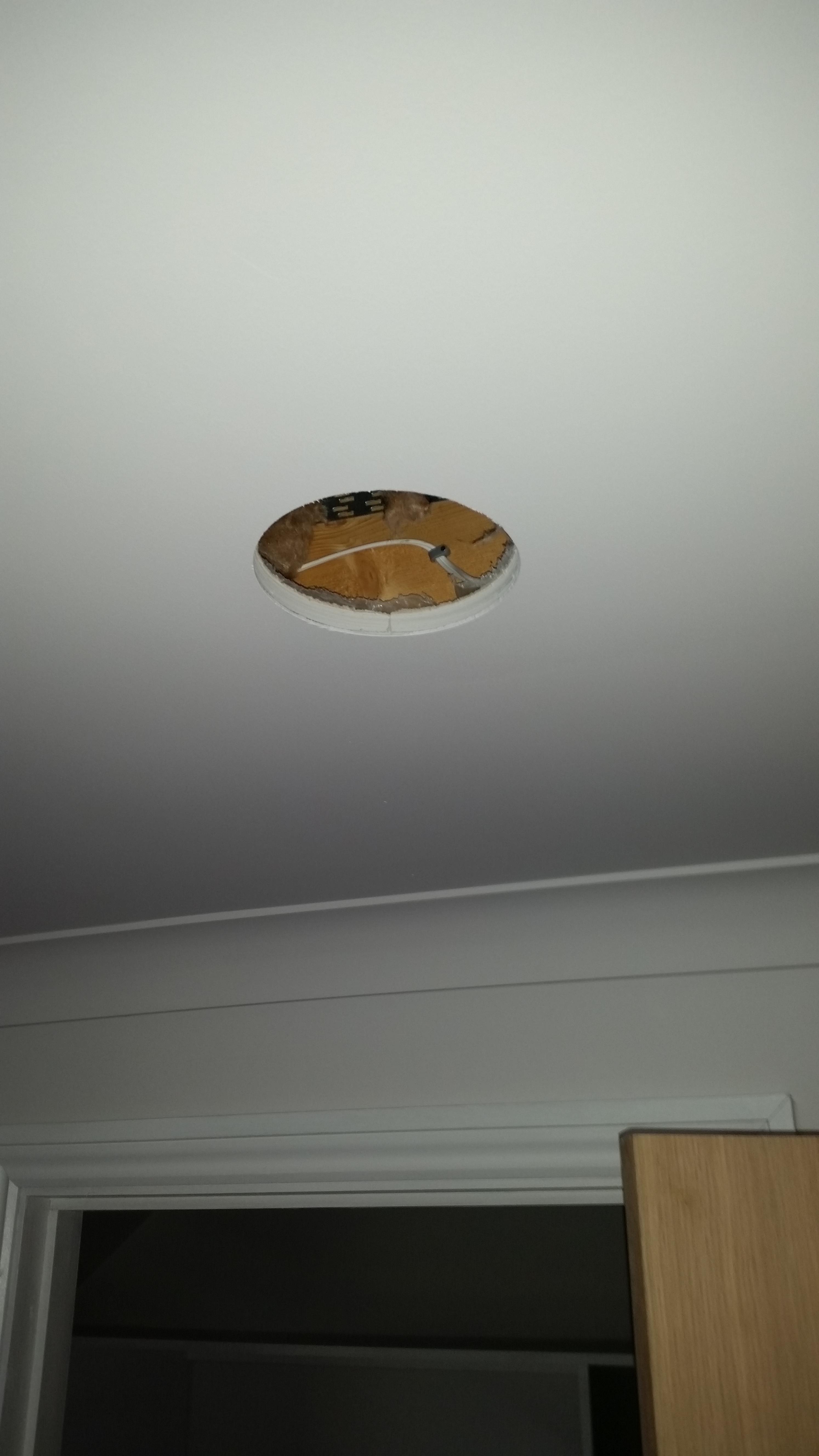 Fit all lights and speakers in the ceiling before your air test.