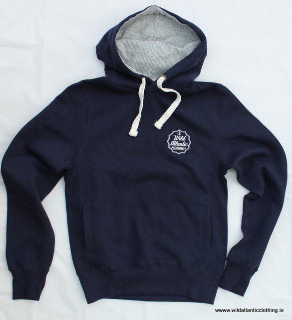 Wild Atlantic Heavy Hoodie in Navy