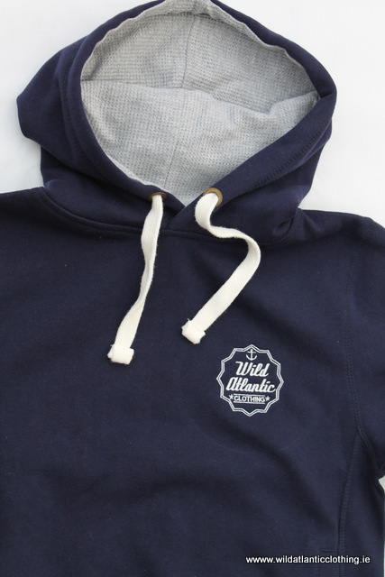 Wild Atlantic Heavy Hoodie in Navy
