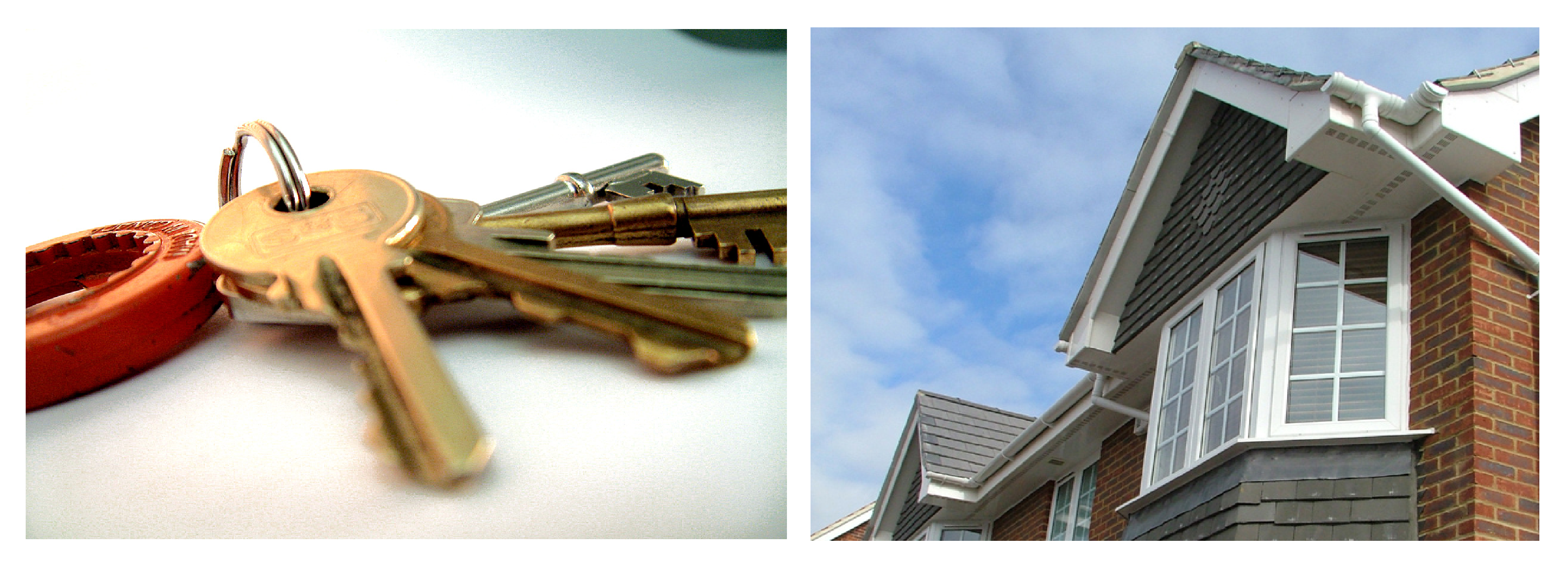 Set of keys and house