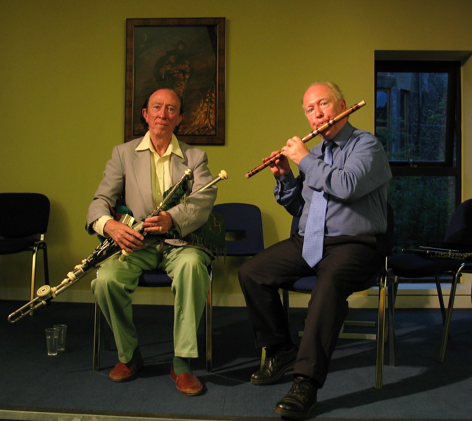 On June 20 2010 Uilleann piper Pat McNulty was interviewed by Eddie at Glasgow's College of Piping
