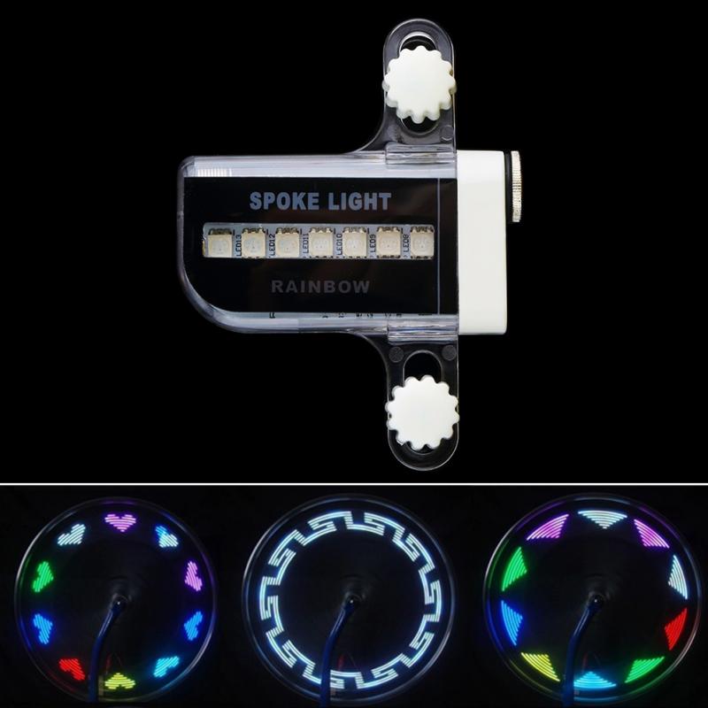 Spoke light Rainbow LED verlichting spaken fiets Spoke light Rainbow LED verlichting spaken fiets