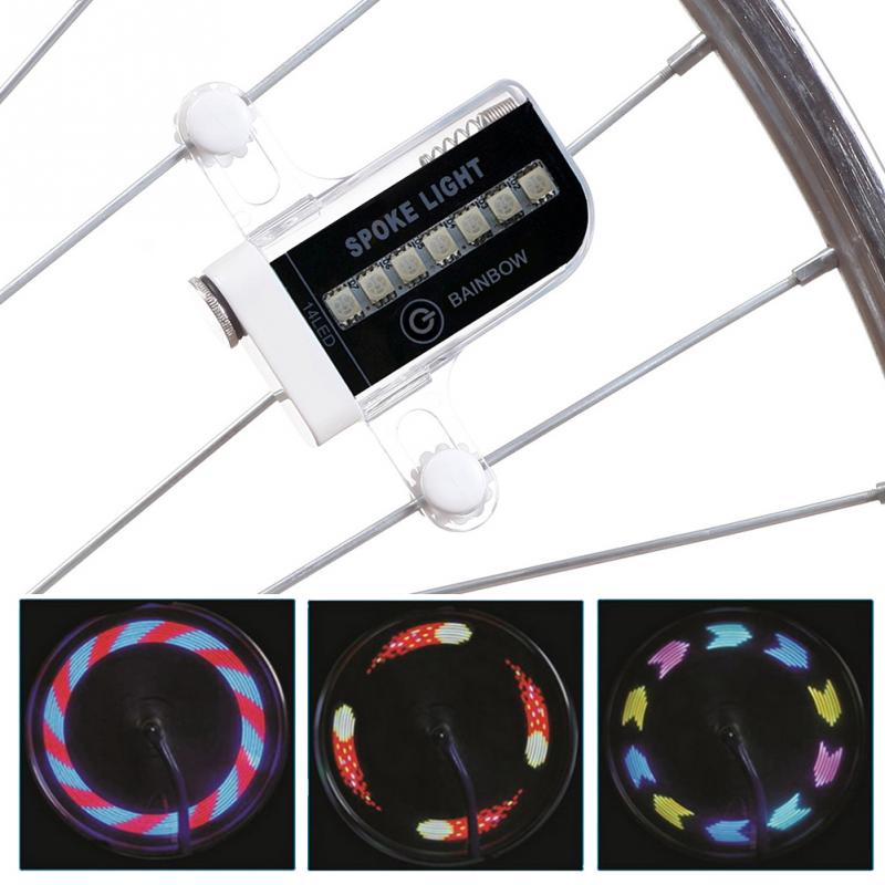 Spoke light Rainbow LED verlichting spaken fiets Spoke light Rainbow LED verlichting spaken fiets