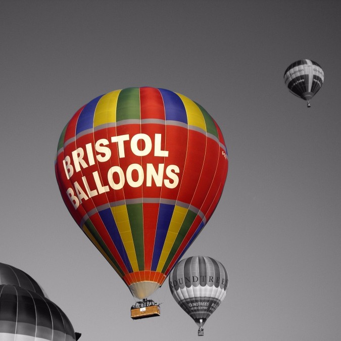 Picture of the Bristol Balloons balloon in flight