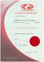 FIA certificate