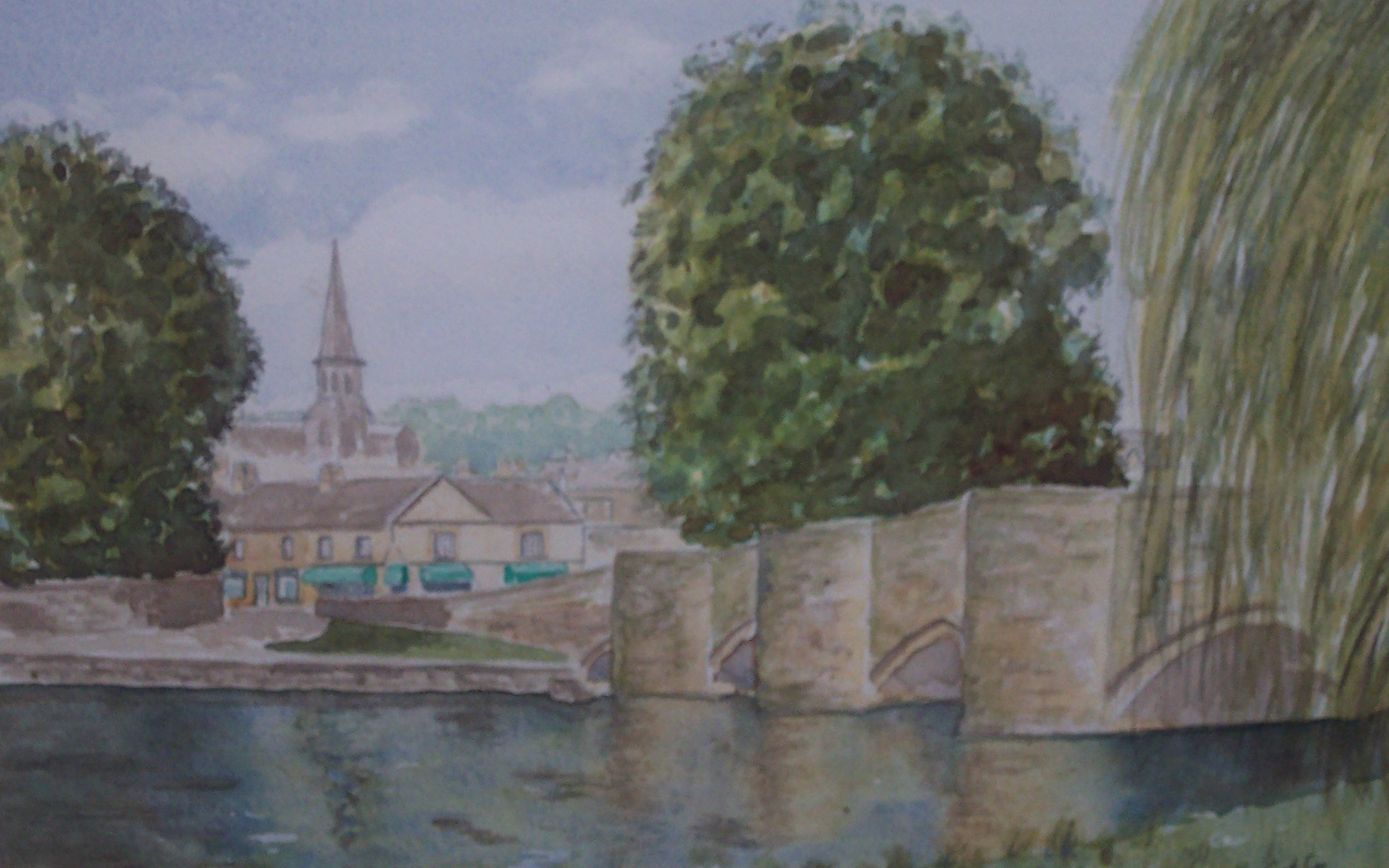 Watercolour  Framed - 22"x18"  Picture size - 13"x9"  Price - £70