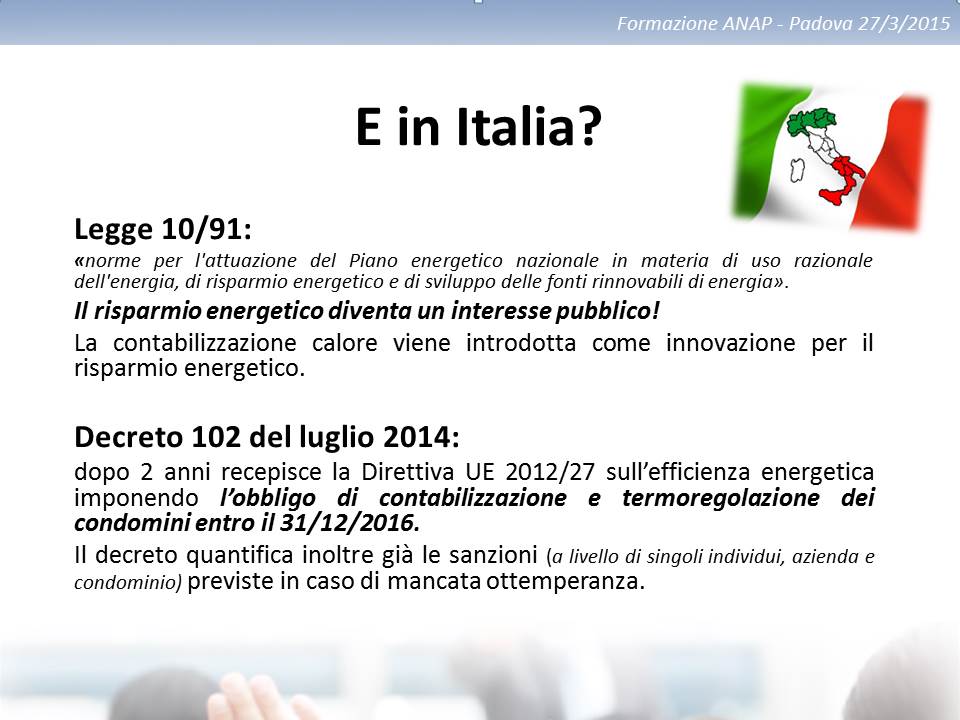 News condominio Legge 10 risparmio energetico