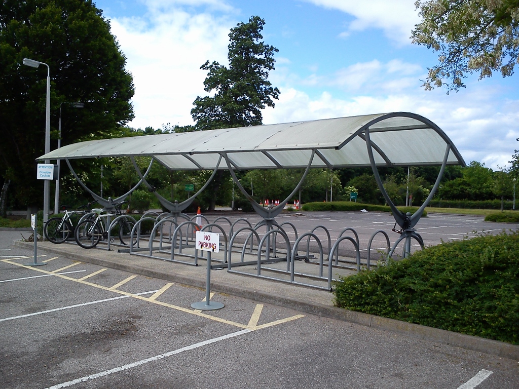 Low level bicycle canopy cleaning for Aveva - Cambridge