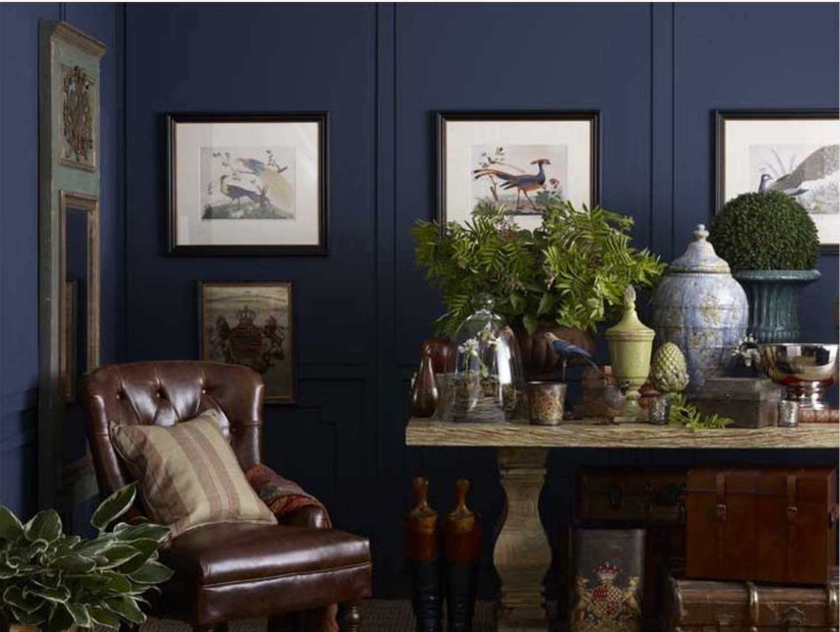 Ann chose this blue for her sitting room - just beautiful