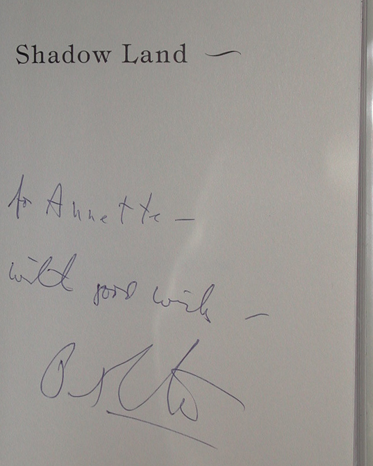 Shadow Land Signed US 1st Edition