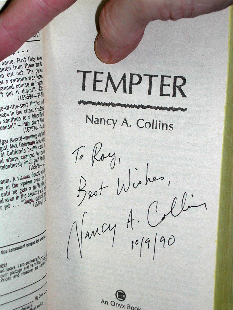 Tempter Signed 1st Paperback