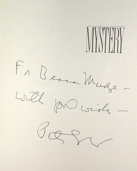 Mystery Signed US 1st Edition