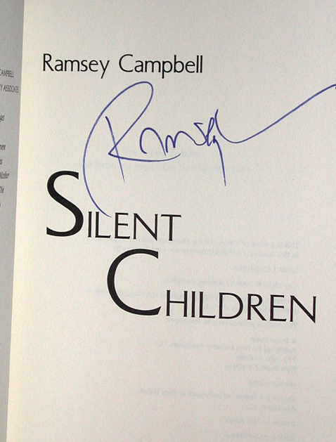 Silent Children Signed US 1st Edition