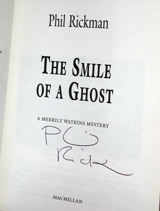 The Smile Of A Ghost Signed UK 1st (4th print)