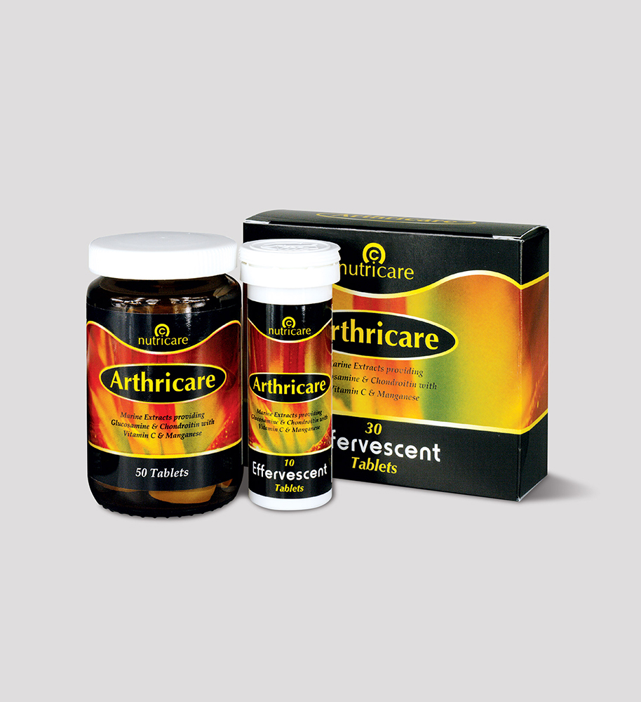 Arthricare Product Range
Packaging & Advert