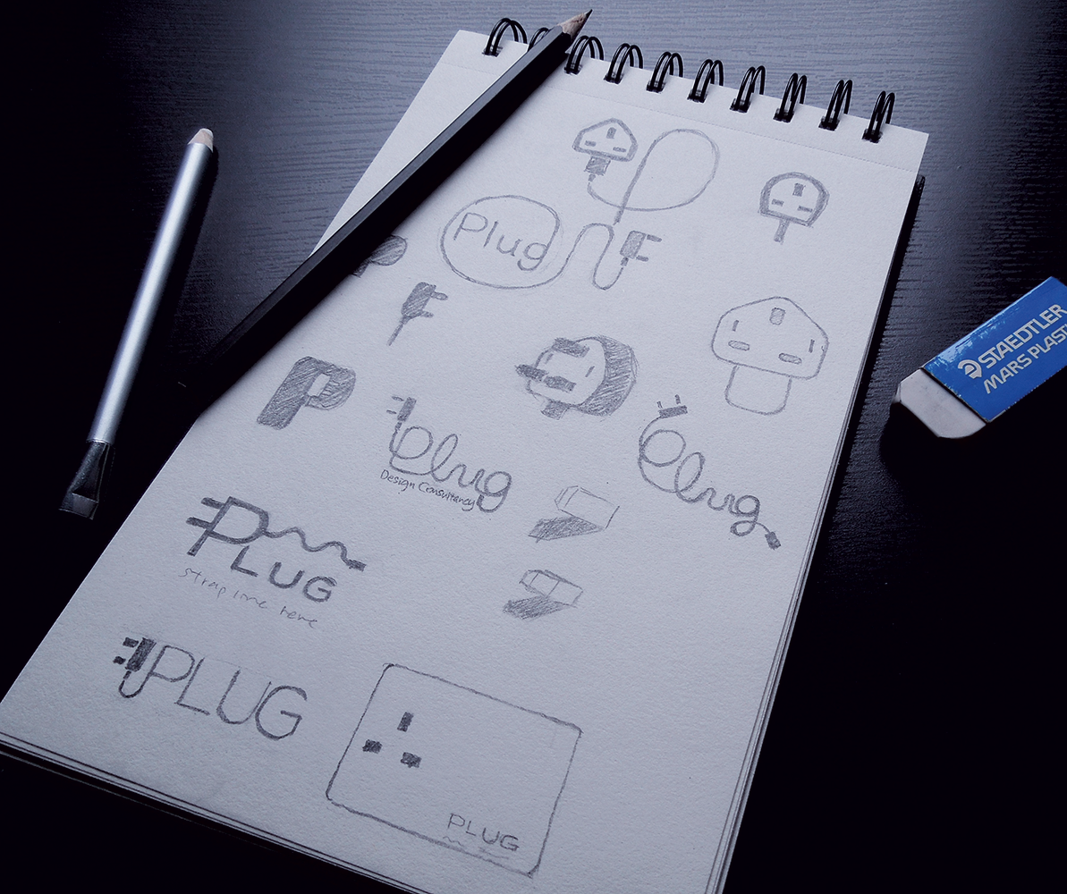 Plug Logo Rough Ideas
