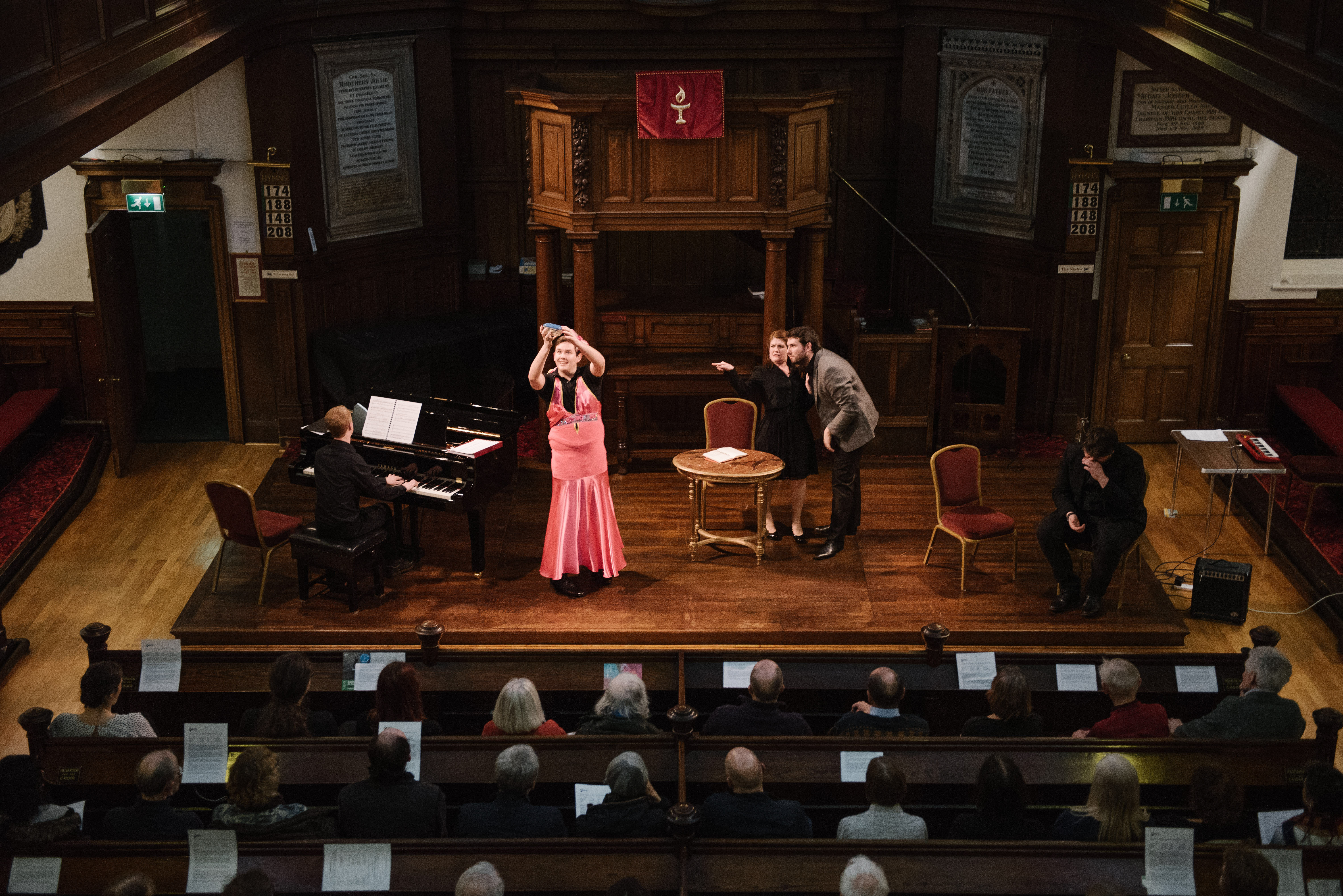 Palindromic mini-opera
Performed by Opera on Location, Upper Chapel, Sheffield, Classical Weekend