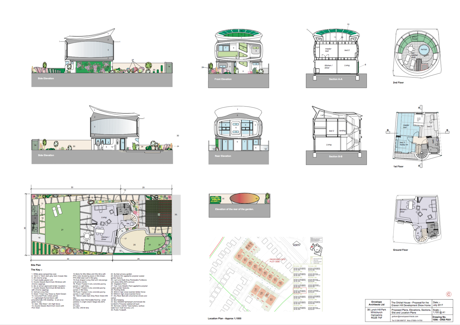 Orbital Show Home Plans by Envelope Architects Ltd
