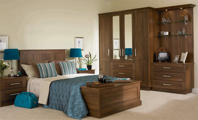 Cedarwood Fitted And Built In Bedrooms In Wood Effect