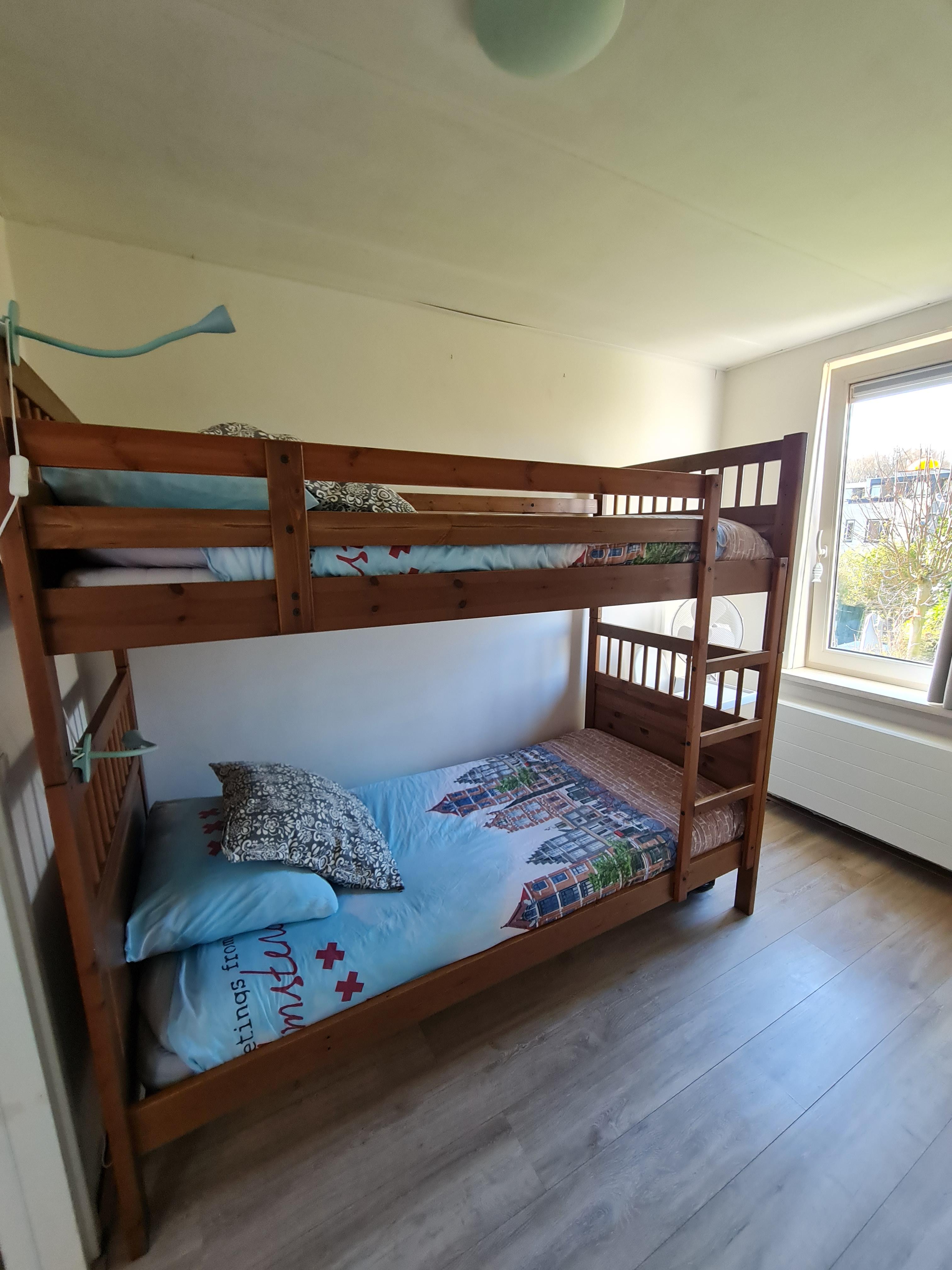 Twin Room; adult size bunkbed