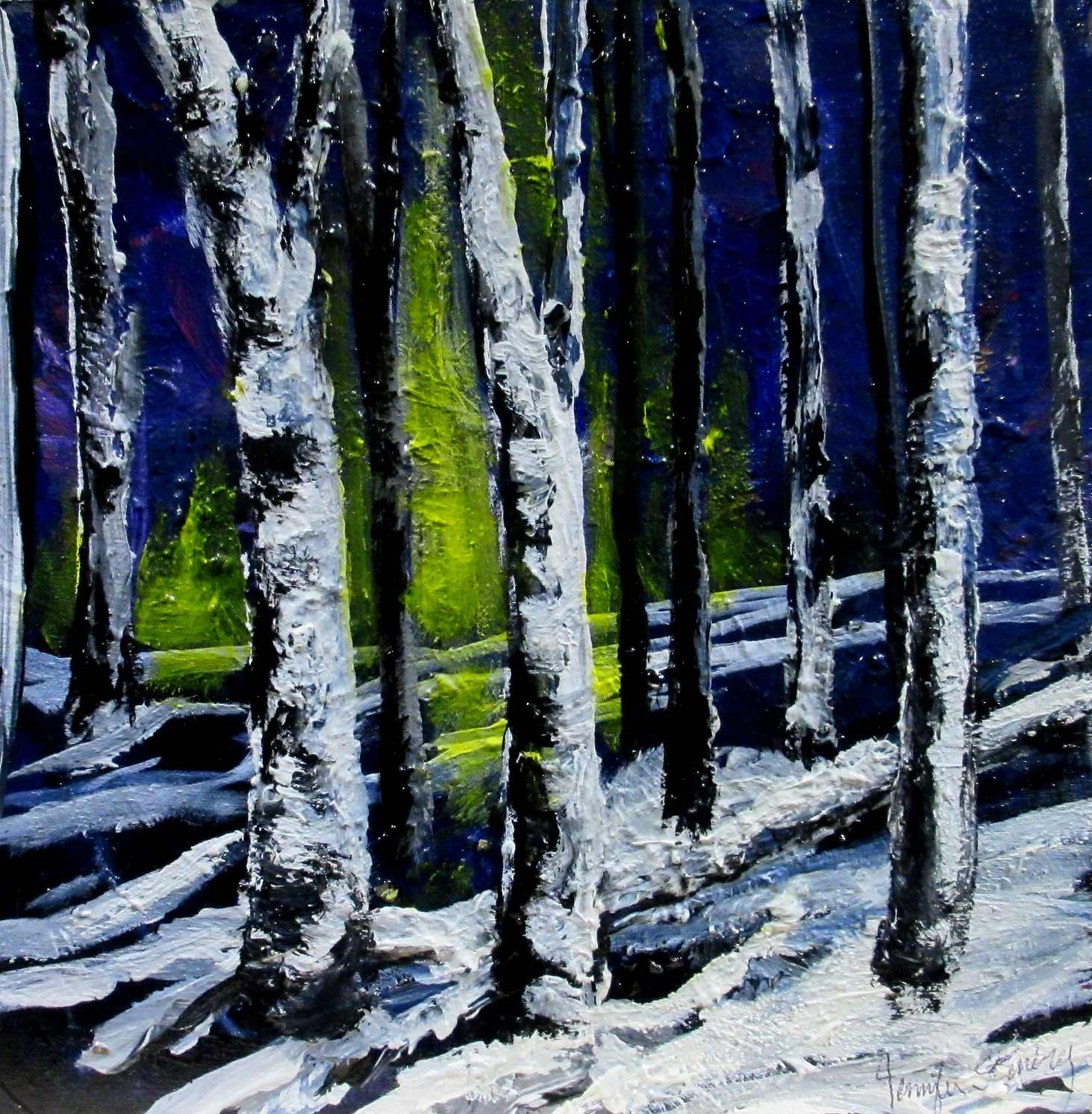 "Winter Forest", Ontario, 12x12