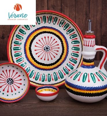 The Poncho Range of Spanish Ceramics from Brambles Deli Kirkcudbright