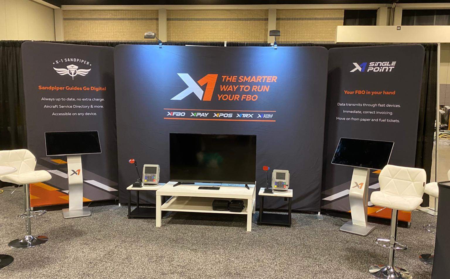 X-1FBO Booth #923 at Schedulers & Dispatchers 2023