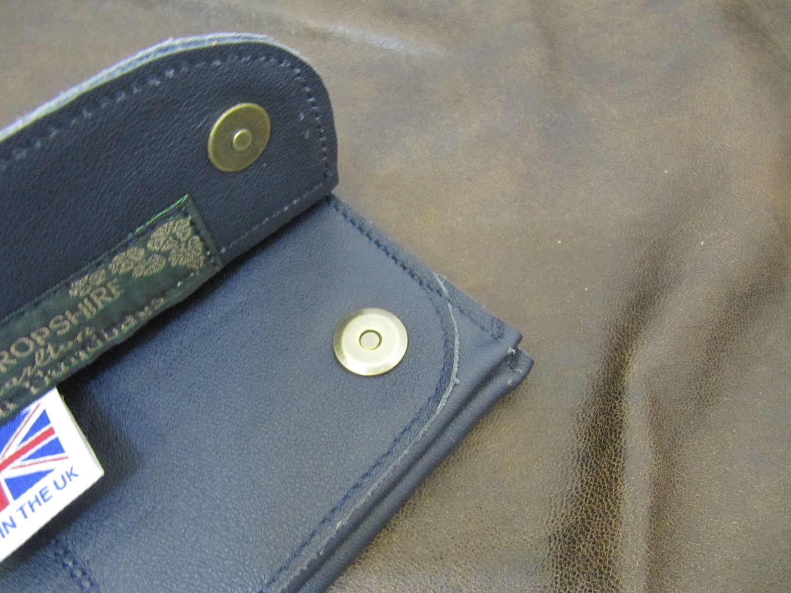 Navy Leather wallet