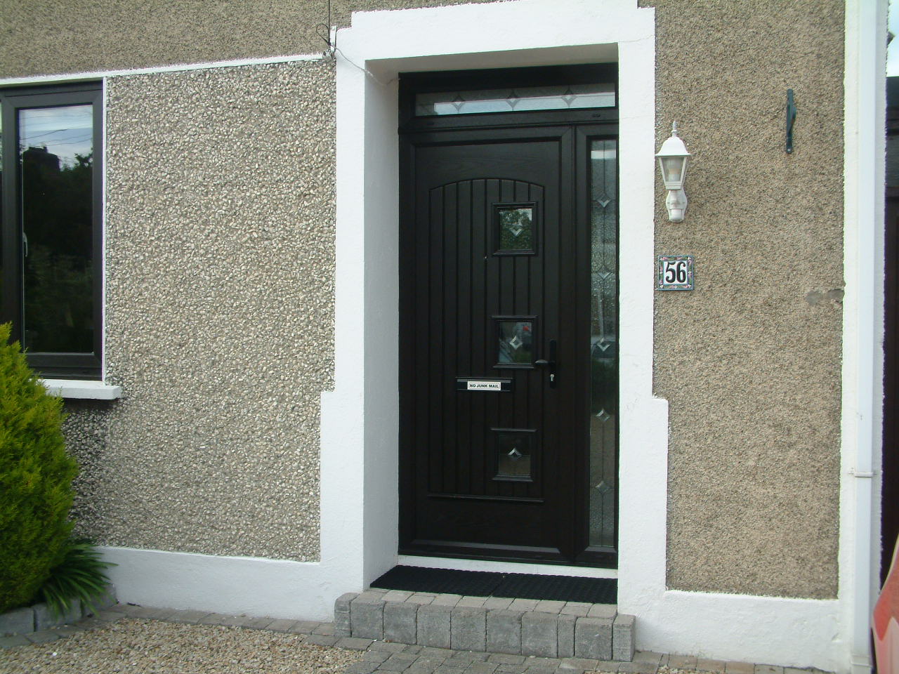 BLACK PALLADIO PARIS DOOR FITTED NY ASGARD WINDOWS IN DUBLIN 12.