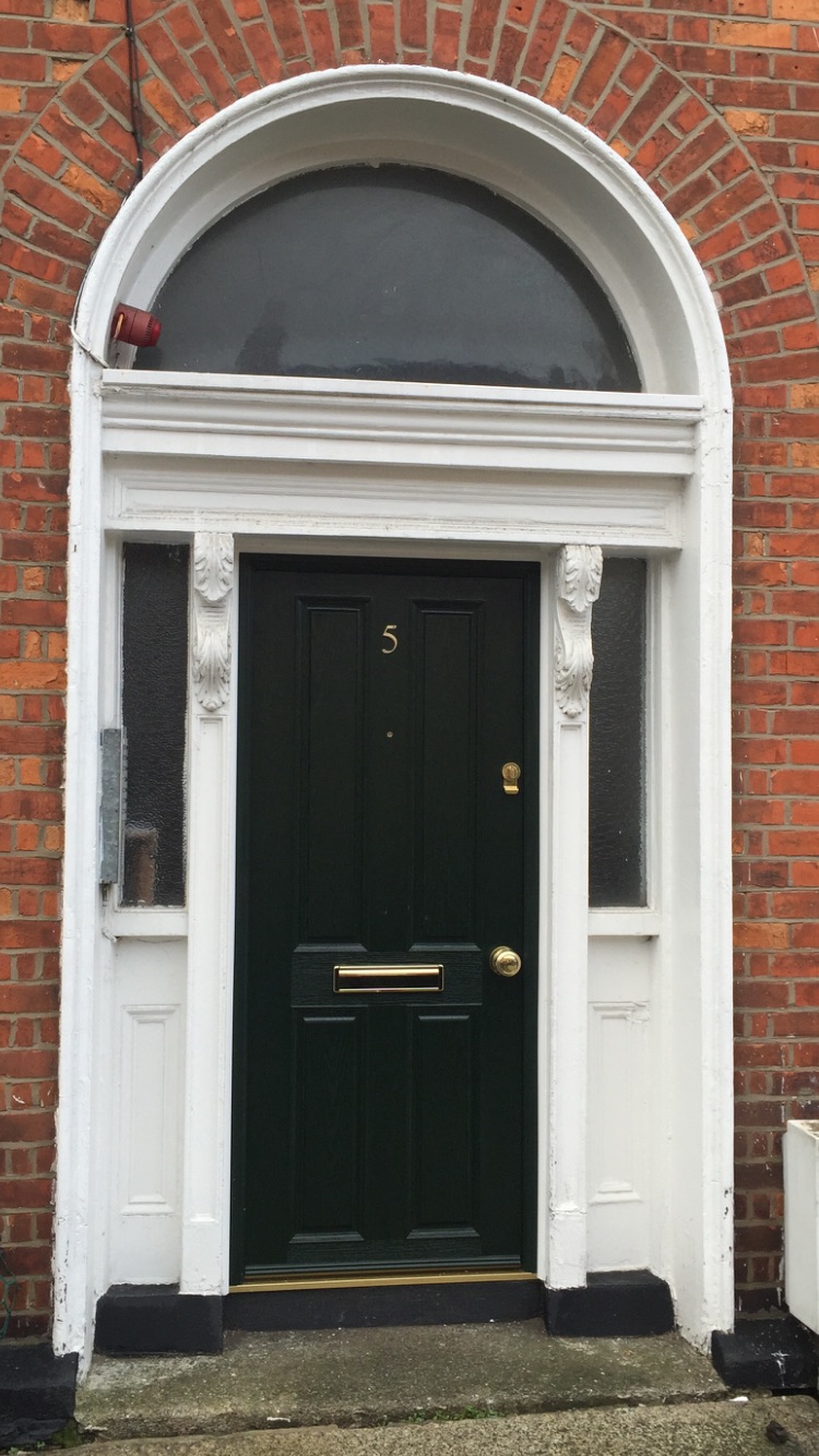DARK GREEN APM1 COMPOSITE FRONT DOOR IN DUBLIN 8.