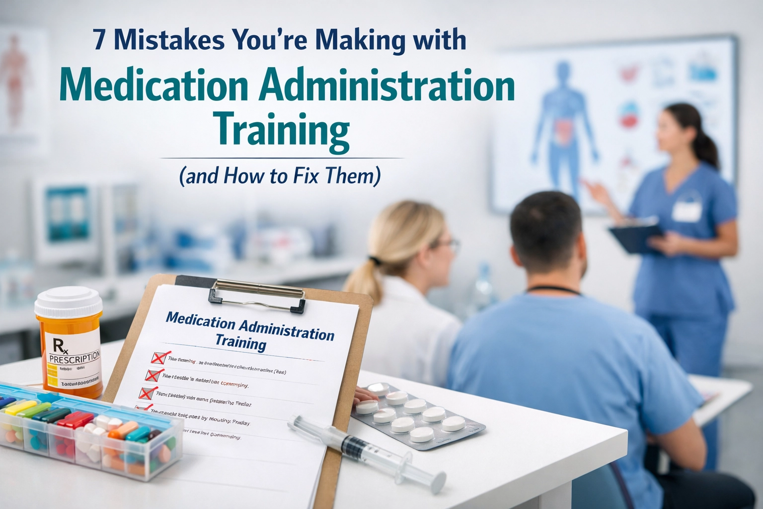 Mistakes You're Making with Medication Administration Training (and How to Fix Them)