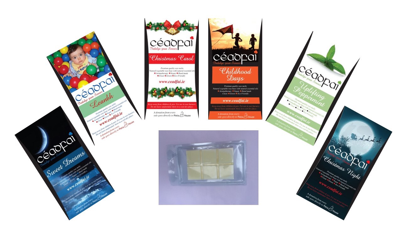E - Shop Gifts - Fragrance - Waxmelts - Choice of blends from Céadfaí √CF √Veg