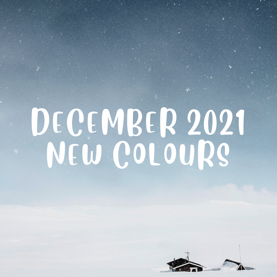 NEW COLOURS - Handmade Watercolours December 2021