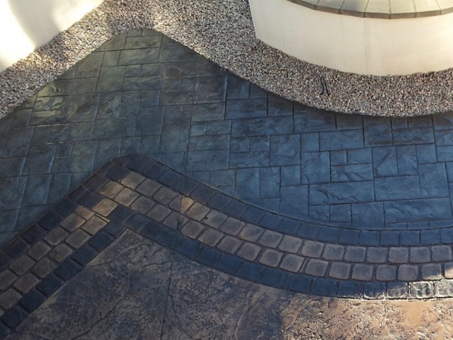 McHallum Builders are imprinted concrete driveway and patio specialists