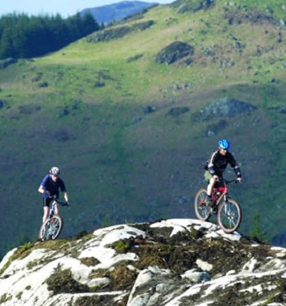 Mountain biking on the 7Stanes trails