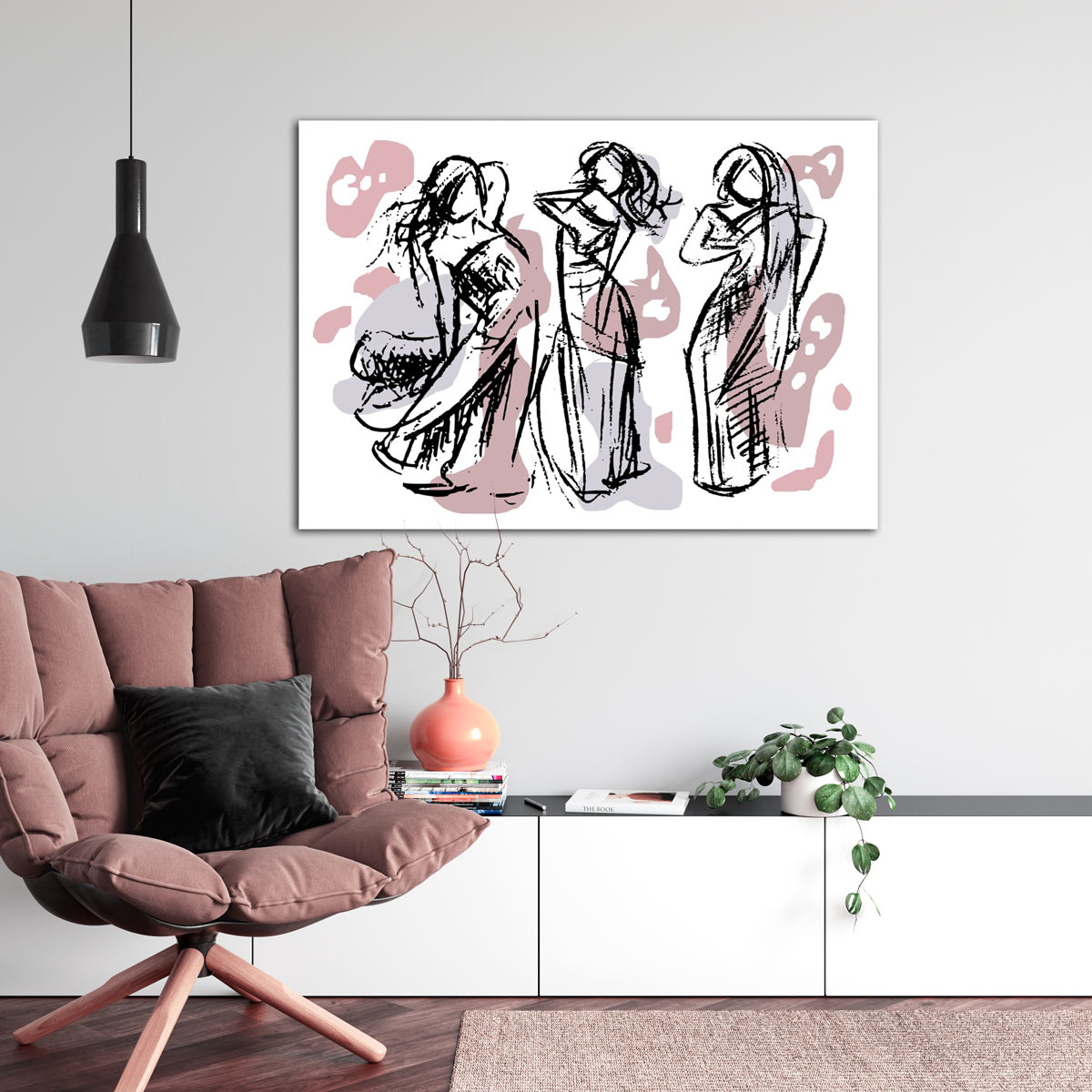 Kunstwerk Drie Zussen