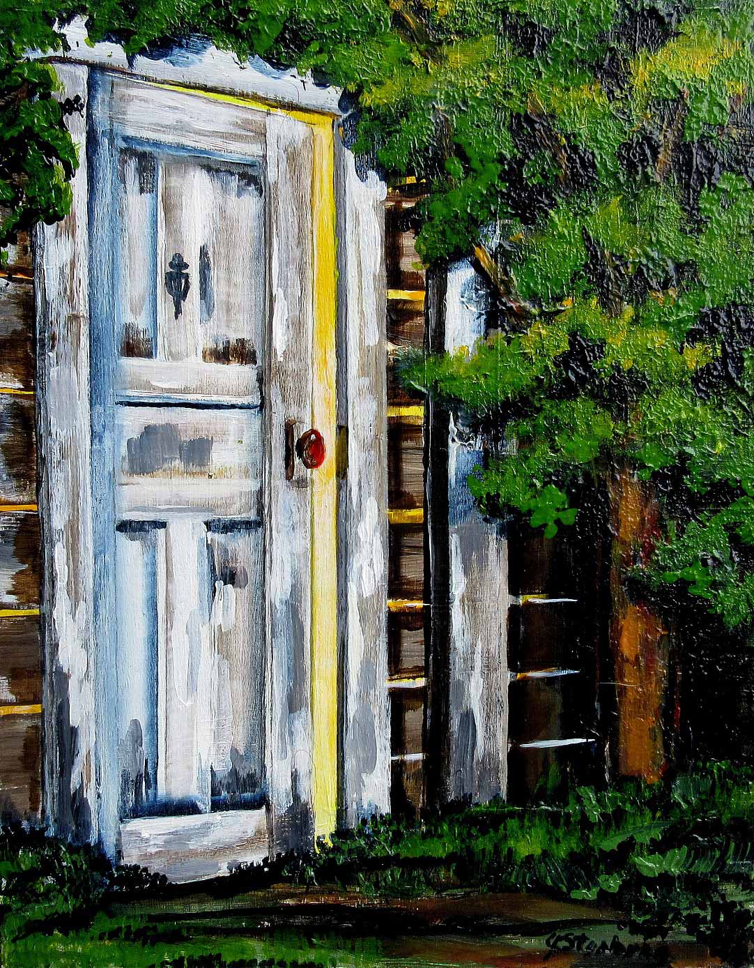 "Door Ajar", Ontario, 8x12