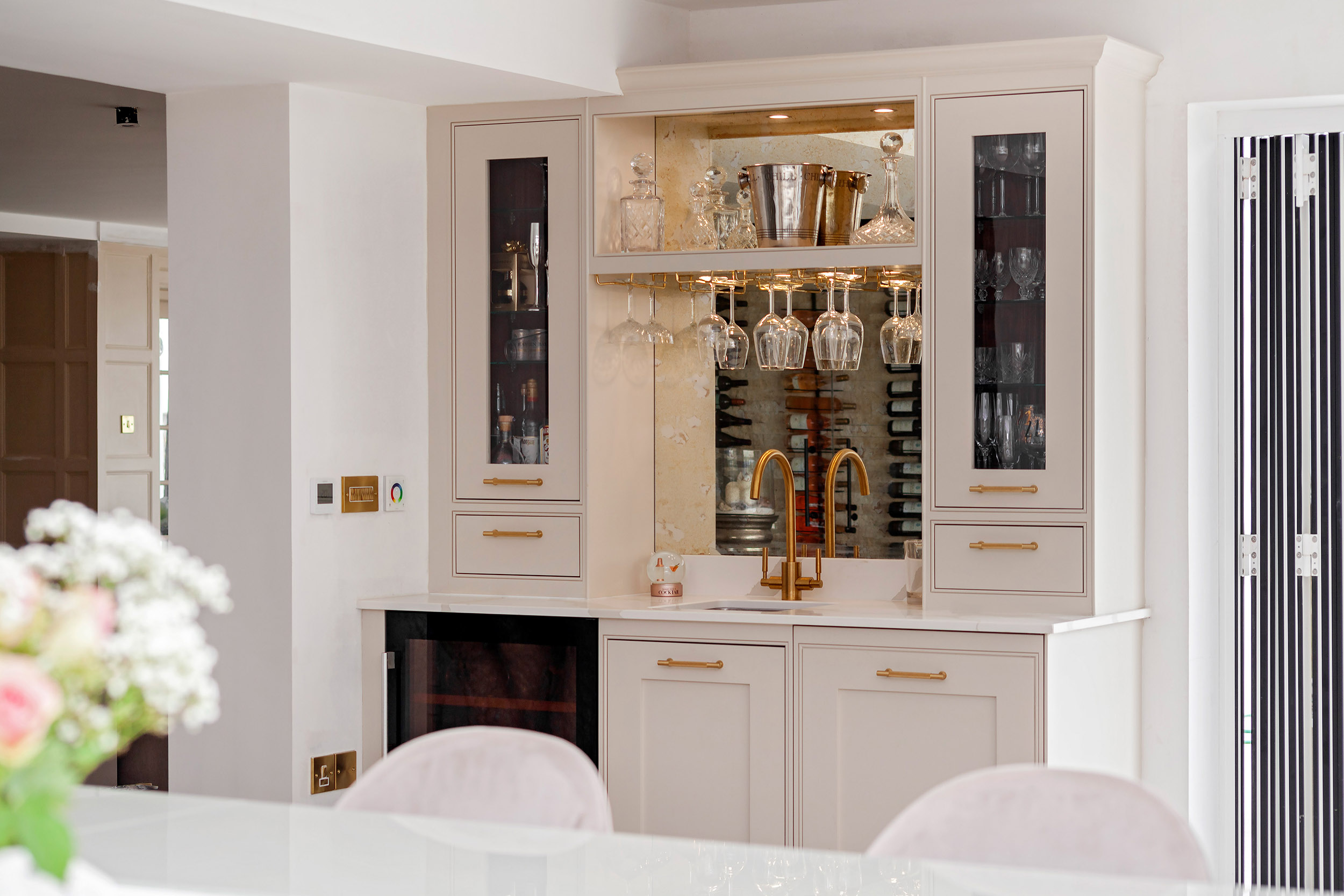 Kitchen Cabinet Storage Ideas to Create a Wine, Coffee or Beverage Bar