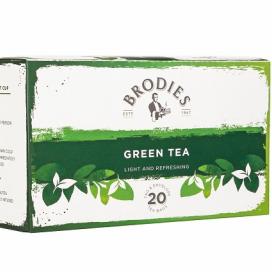 Brodie Melrose Green Tea Bags 86g