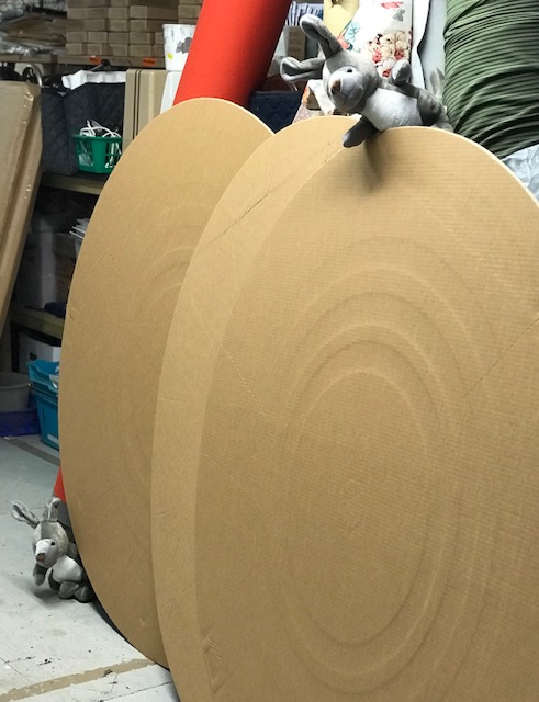 Giant cardboard discs.jpg