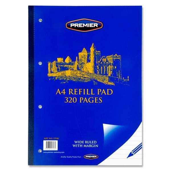 A4 Refill Pad 320 page Side Bound