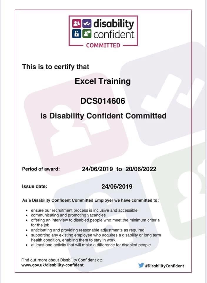 Disability Committed Certificate
