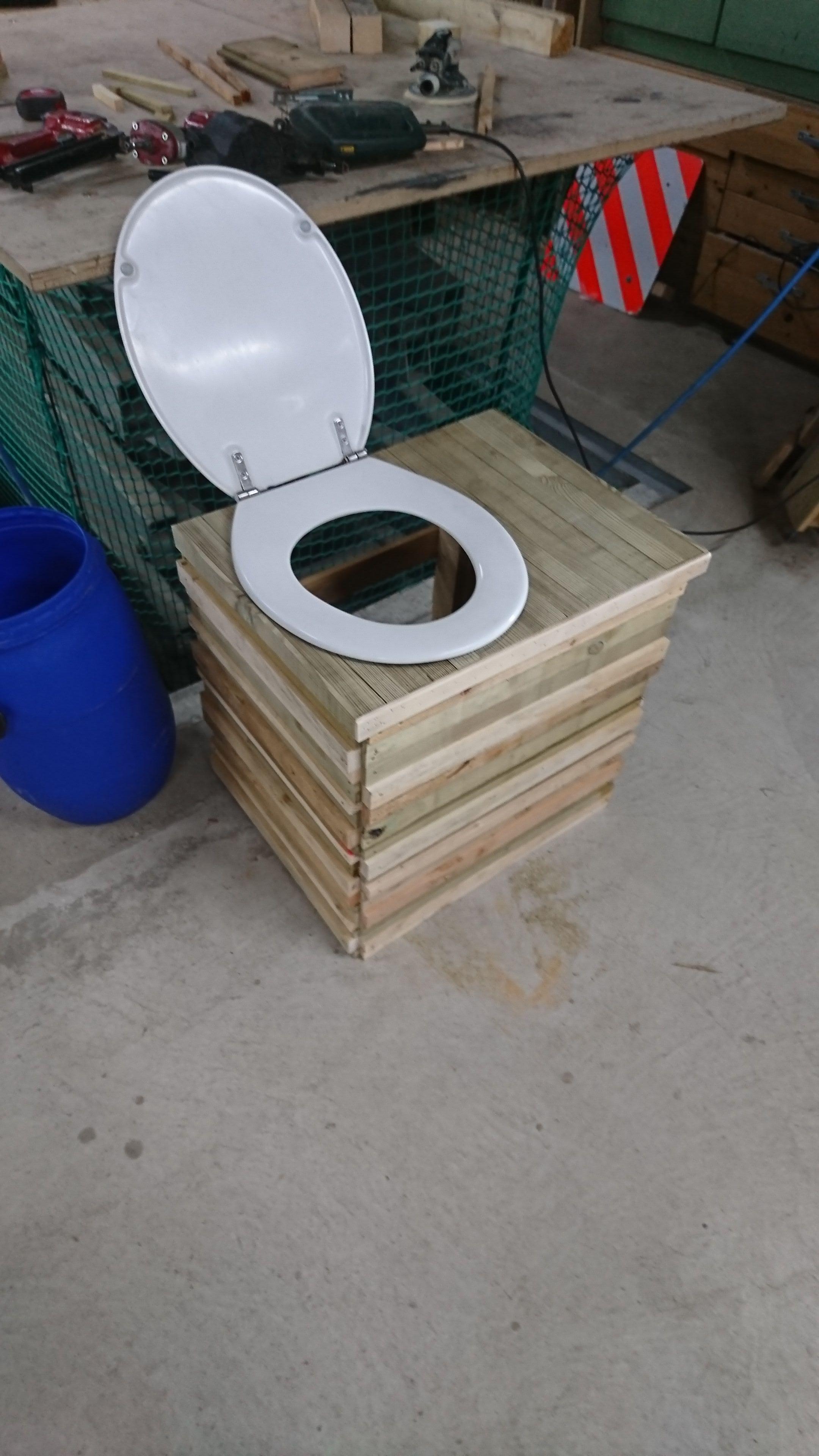 Composterings/bio toilet voor een tiny house.