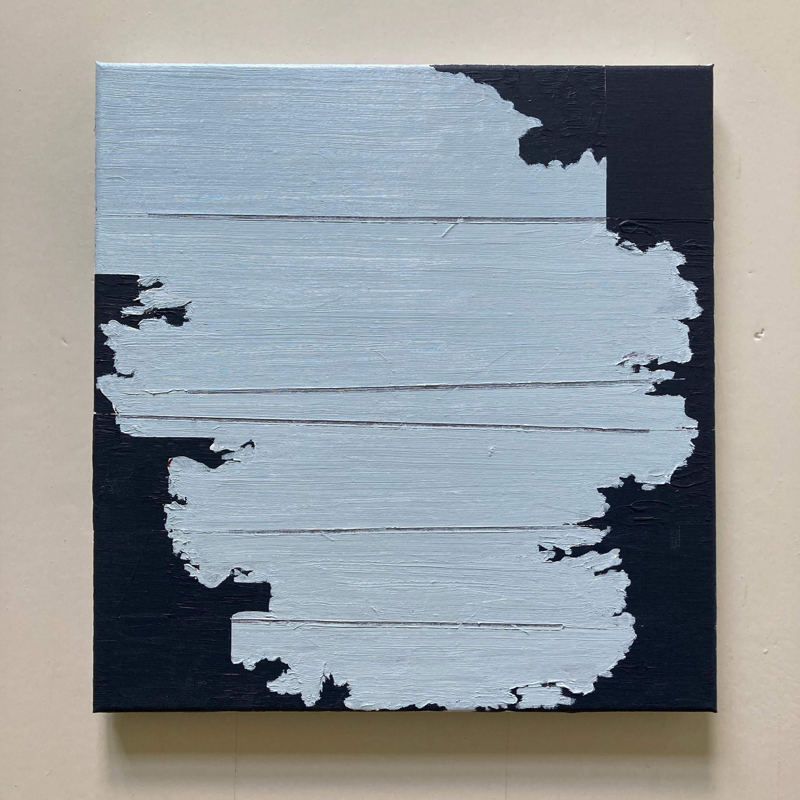 'connections', 44 x 46 cm, acrylics & oil on canvas, 2022